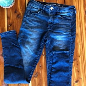 American Eagle Skinny Jeggings Size 6 Long